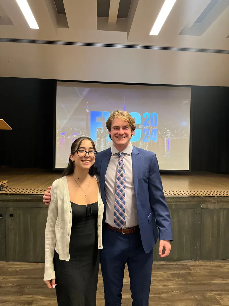 Jaden Belliveau and Flaminia Testa